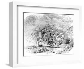 Charles Dickens ' 'Barnaby Rudge'-George Cattermole-Framed Giclee Print