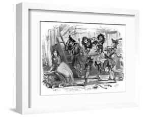 Charles Dickens ' 'Barnaby Rudge'-Hablot Knight Browne-Framed Giclee Print