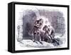 Charles Dickens ' 'Barnaby Rudge'-Hablot Knight Browne-Framed Stretched Canvas