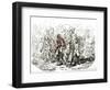Charles Dickens ' 'Barnaby Rudge'-George Cattermole-Framed Giclee Print