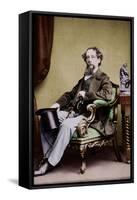 Charles Dickens, C. 1865-null-Framed Stretched Canvas