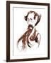 Charles Dickens - caricature-Neale Osborne-Framed Giclee Print