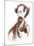 Charles Dickens - caricature-Neale Osborne-Mounted Giclee Print