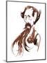 Charles Dickens - caricature-Neale Osborne-Mounted Giclee Print