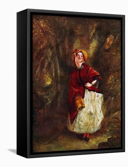 Charles Dickens character-William Powell Frith-Framed Stretched Canvas