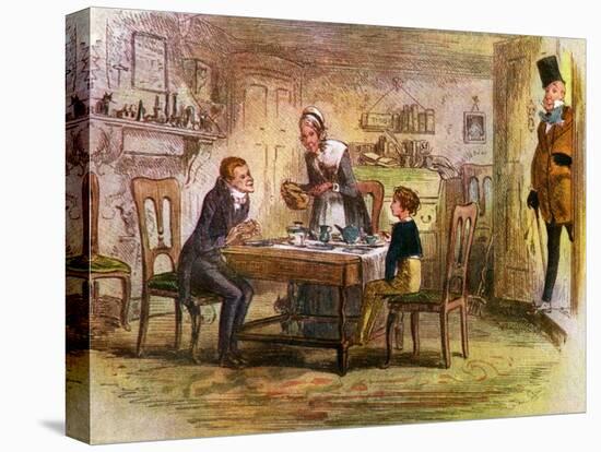 Charles Dickens - David Copperfield-Hablot Knight Browne-Stretched Canvas