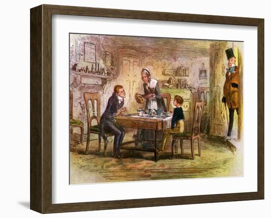 Charles Dickens - David Copperfield-Hablot Knight Browne-Framed Giclee Print