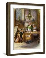 Charles Dickens - David Copperfield-Hablot Knight Browne-Framed Giclee Print