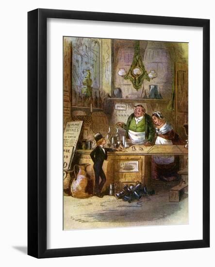 Charles Dickens - David Copperfield-Hablot Knight Browne-Framed Giclee Print