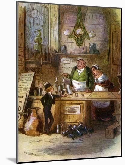 Charles Dickens - David Copperfield-Hablot Knight Browne-Mounted Giclee Print