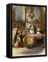 Charles Dickens - David Copperfield-Hablot Knight Browne-Framed Stretched Canvas