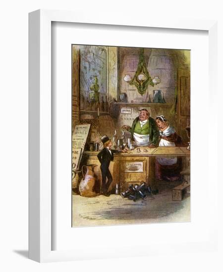 Charles Dickens - David Copperfield-Hablot Knight Browne-Framed Giclee Print