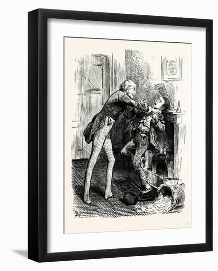 Charles Dickens Dombey and Son, Let You Alone Said Mr. Carker-null-Framed Giclee Print