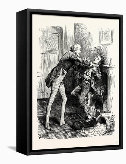 Charles Dickens Dombey and Son, Let You Alone Said Mr. Carker-null-Framed Stretched Canvas