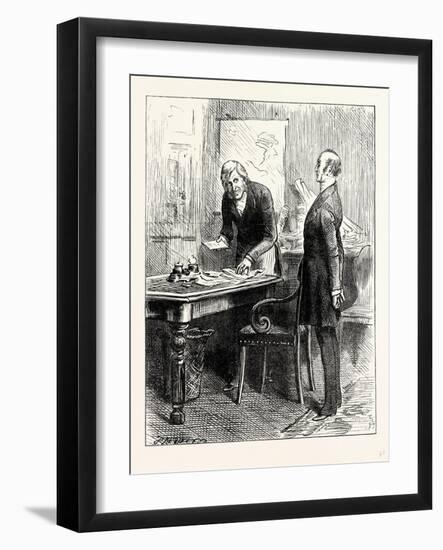 Charles Dickens Dombey and Son. No ? Inquired Carker with Another Wide and Most Feline Show of His-null-Framed Giclee Print