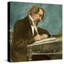 Charles Dickens, English Author-Science Source-Stretched Canvas