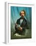 Charles Dickens, English Author-Science Source-Framed Giclee Print