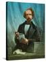 Charles Dickens, English Author-Science Source-Stretched Canvas
