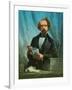 Charles Dickens, English Author-Science Source-Framed Giclee Print