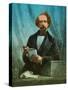 Charles Dickens, English Author-Science Source-Stretched Canvas