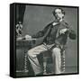 Charles Dickens, English Author-Science Source-Framed Stretched Canvas