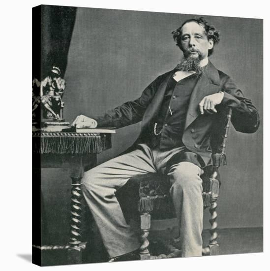 Charles Dickens, English Author-Science Source-Stretched Canvas