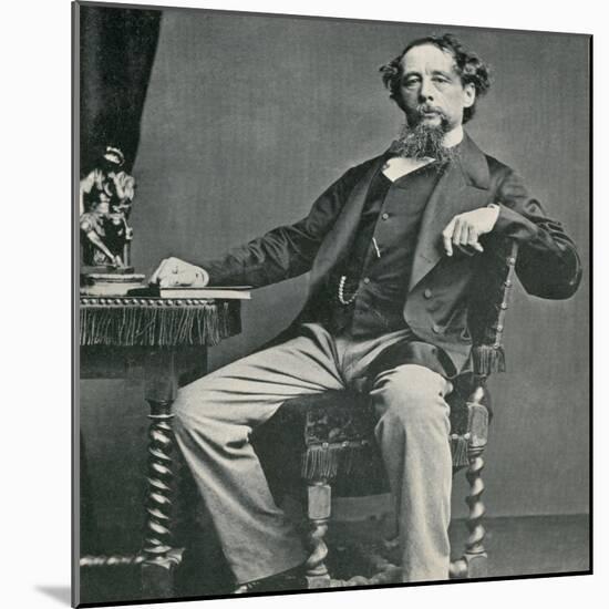 Charles Dickens, English Author-Science Source-Mounted Giclee Print