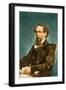 Charles Dickens, English Author-Science Source-Framed Giclee Print