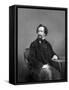 Charles Dickens, English Novelist, 19th Century-DJ Pound-Framed Stretched Canvas