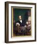 Charles Dickens, English novelist, 19th century-William Powell Frith-Framed Giclee Print