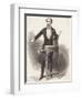 Charles Dickens Giving a Reading-null-Framed Giclee Print