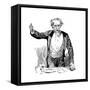 Charles Dickens Giving an After-Dinner Speech, C1860S-null-Framed Stretched Canvas