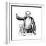 Charles Dickens Giving an After-Dinner Speech, C1860S-null-Framed Giclee Print