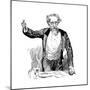 Charles Dickens Giving an After-Dinner Speech, C1860S-null-Mounted Giclee Print