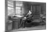 Charles Dickens in His Study at Gad's Hill Place-null-Mounted Art Print