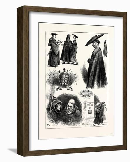 Charles Dickens Pictures from Italy, 1846, Priest and Monk-null-Framed Giclee Print