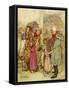 Charles Dickens 's 'A Christmas Carol'-Arthur Rackham-Framed Stretched Canvas