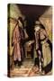 Charles Dickens 's 'A Christmas Carol'-Arthur Rackham-Stretched Canvas