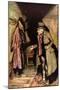 Charles Dickens 's 'A Christmas Carol'-Arthur Rackham-Mounted Giclee Print