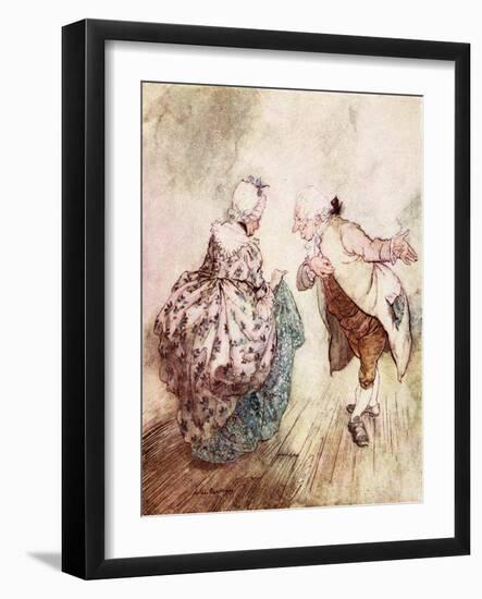 Charles Dickens 's 'A Christmas Carol'-Arthur Rackham-Framed Giclee Print