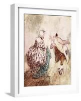 Charles Dickens 's 'A Christmas Carol'-Arthur Rackham-Framed Giclee Print