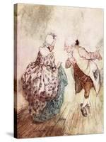 Charles Dickens 's 'A Christmas Carol'-Arthur Rackham-Stretched Canvas