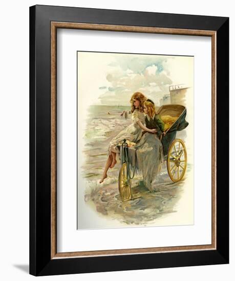 Charles Dickens 's 'Dombey and Son'-John Henry Frederick Bacon-Framed Giclee Print