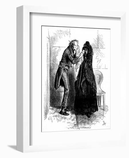 Charles Dickens 's Nicholas Nickleby-Frederick Barnard-Framed Giclee Print