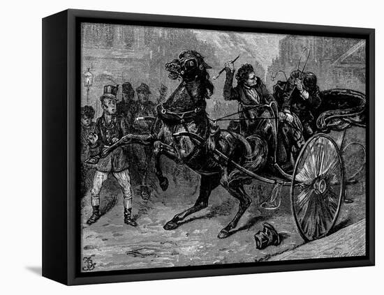 Charles Dickens 's Nicholas Nickleby-Frederick Barnard-Framed Stretched Canvas