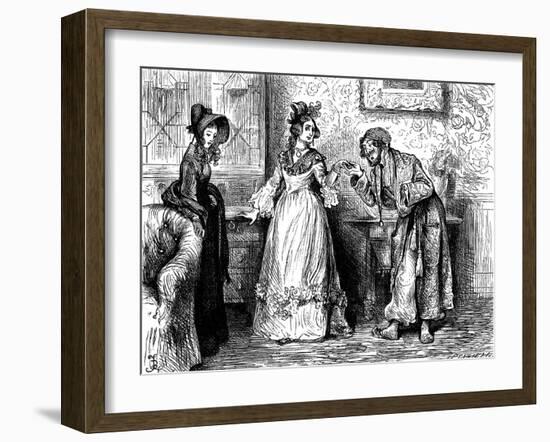 Charles Dickens 's Nicholas Nickleby-Frederick Barnard-Framed Giclee Print