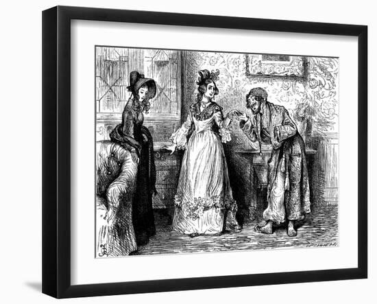 Charles Dickens 's Nicholas Nickleby-Frederick Barnard-Framed Giclee Print