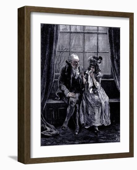 Charles Dickens 's Nicholas Nickleby-Frederick Barnard-Framed Giclee Print