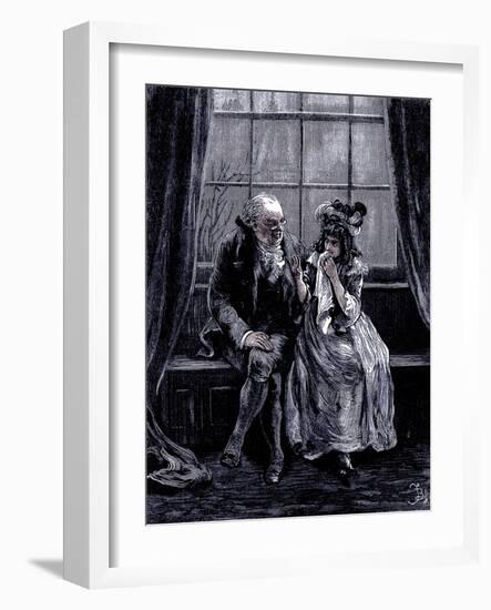 Charles Dickens 's Nicholas Nickleby-Frederick Barnard-Framed Giclee Print