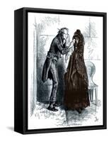 Charles Dickens 's Nicholas Nickleby-Frederick Barnard-Framed Stretched Canvas